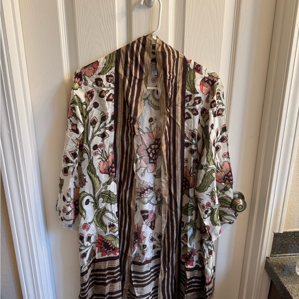 Floral Striped Women's Top